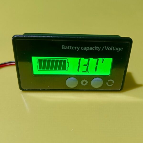 12-84V Battery Power Display Meter Lithium Battery % Indicator