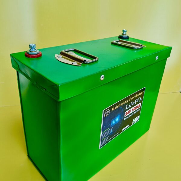 24V 100Ah Grade A Lifepo4 Battery