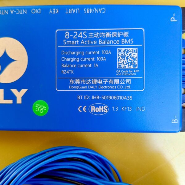 DALY 8-24S 100A Smart BMS with 1A Active Balance