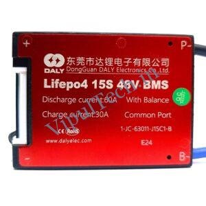 DALY LiFePo4 15S 48V 60A Waterproof Battery Management System - BMS