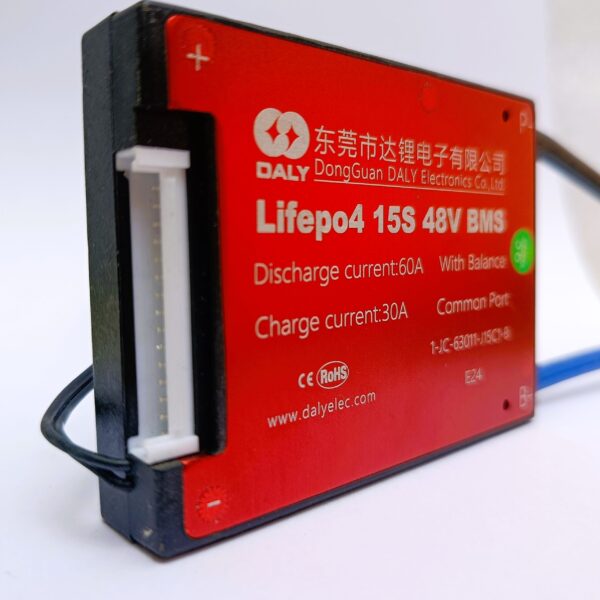 DALY LiFePo4 15S 48V 60A Waterproof Battery Management System - BMS