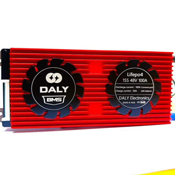 DALY LiFePo4 15S 48V 100A Waterproof Battery Management System - BMS