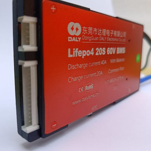 DALY LiFePO4 20S 60V 40A Waterproof Battery Management System