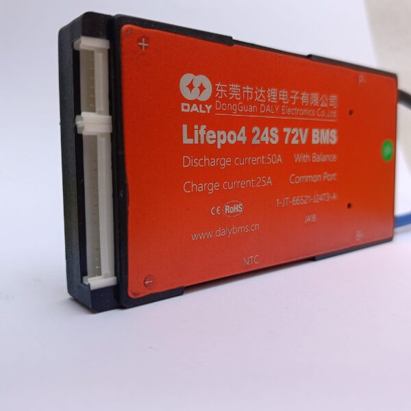 DALY LiFePo4 24S 72V 50A Waterproof Battery Management System - BMS Protection Board