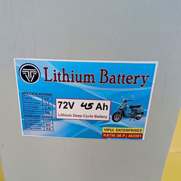 72V 45Ah LIFEPO4 BATTERY