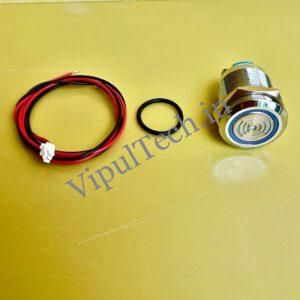 12V Red LED Metal Buzzer With Light
