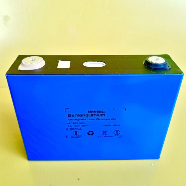 GanFeng 3.2v 100ah LiFePo4 Prismatic Cell