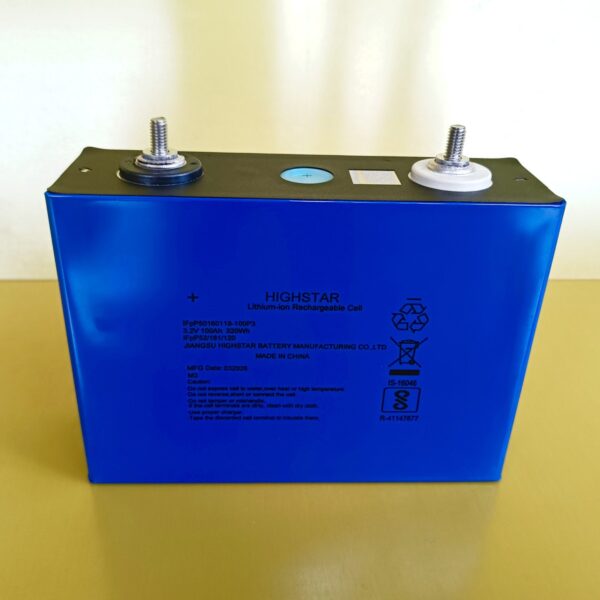 Highstar Grade A 3.2V 100Ah LiFePo4 Prismatic Cell